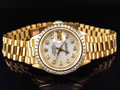 pre owned ladies gold rolex|pre owned rolex lady datejust.